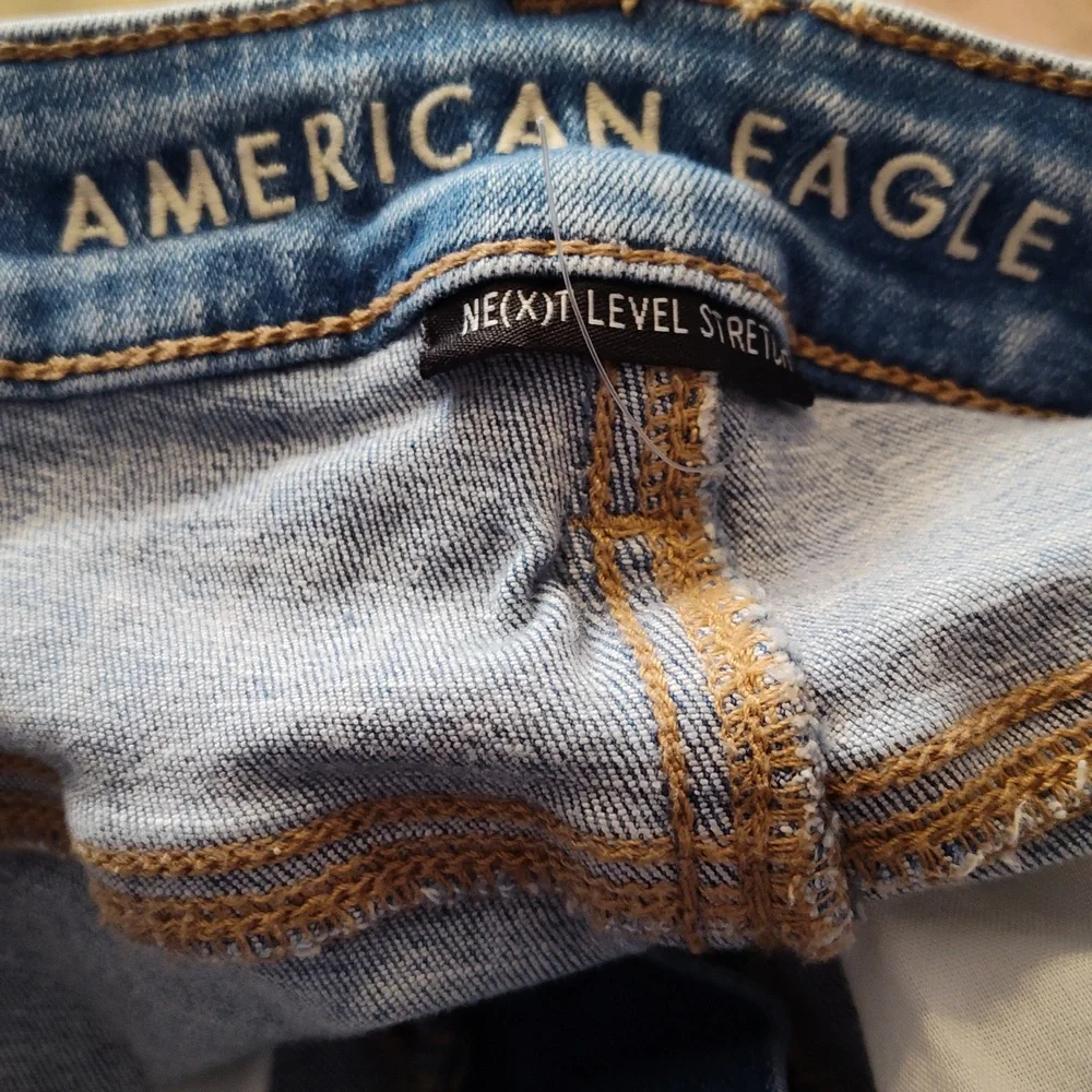 American Eagle Next Level Stretch Super High-rise Jeggings Women's Size 6 - Picture 14 of 16